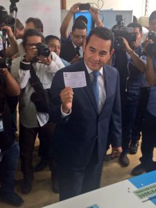 Jimmy Morales Confia en los guatemaltecos