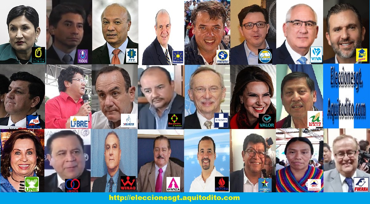 Candidatos Presidenciales Elecciones 2019