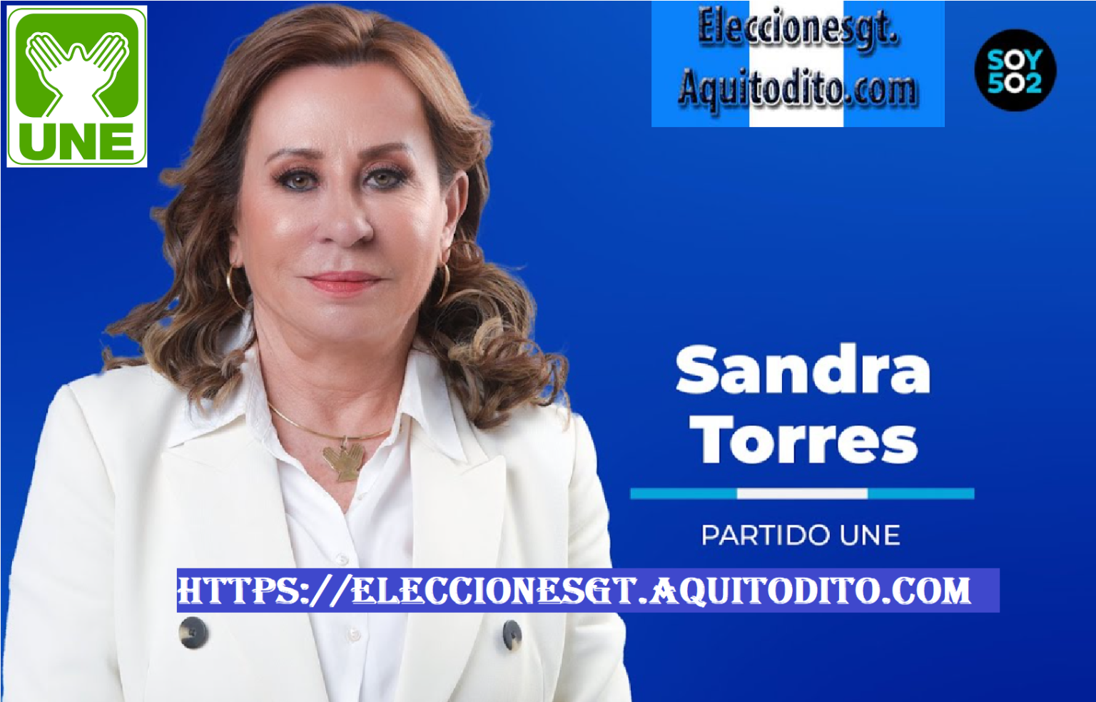 VER EN VIVO Entrevista Con Sandra Torres Del Partido Unidad Nacional De