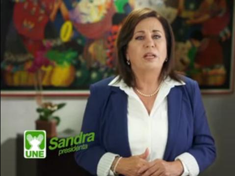 Sandra Torres Agradece a los guatemaltecos por su apoyo en estas Elecciones Generales de Guatemala 2015
