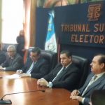 Magistrados del Tribunal Supremo Electoral anuncian los 16 Diputados que no podrán asumir su cargo. F