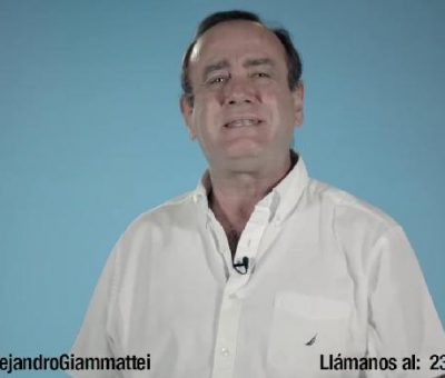 VIDEO Alejandro Giammattei fuera del Partido Fuerza