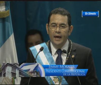 VIDEO: Discurso del Presidente Jimmy Morales