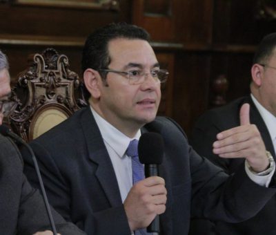 Presidente Jimmy Morales: Pide que las “Elecciones 2019 serán libres y democráticas”