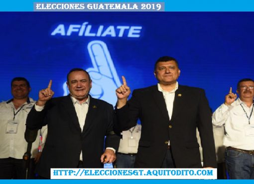 Alejandro Giammattei y Guillermo Castillo Proclamados como binomio presidencial del Partido Vamos