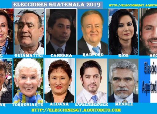 ENCUESTA: Sí Hoy fueran las Elecciones Generales de Guatemala Por quién Votarías?