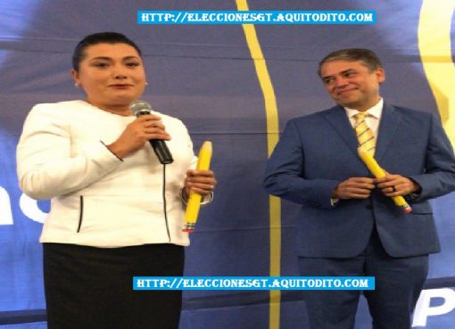 Binomio Presidencial Edwin Escobar y Blanca Odilia Alfaro,