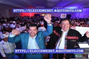 binomio presidencial a Rudy Guzmán y Diego González Partido Nosotros