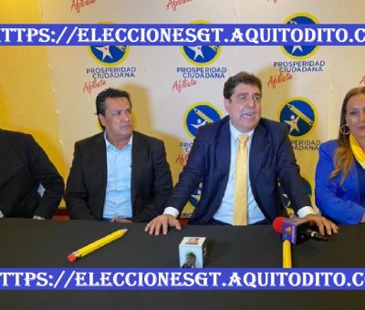 Carlos René Pineda Sosa y Efraín Orozco es oficialmente el binomio presidencial del Partido Prosperidad Ciudadana Elecciones 2023