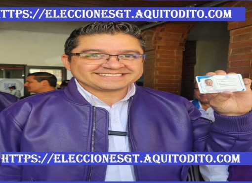 Carlos Sandoval Primer Candidato a Alcalde de Guatemala Inscrito