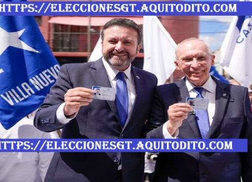 Edmond Mulet y Max Santa Cruz Binomio presidencial de Cabal recibe credenciales para las Elecciones 2023