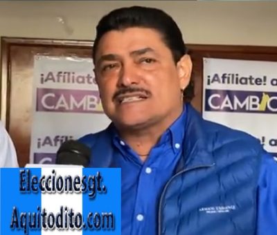 Pirulo Marlón Puente es proclamado candidato a alcalde capitalino por el Partido Cambio