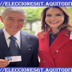 Zury Ríos ahora y Héctor Adolfo Cifuentes del Partido Valor recibe las credenciales para participar en las Elecciones 2023