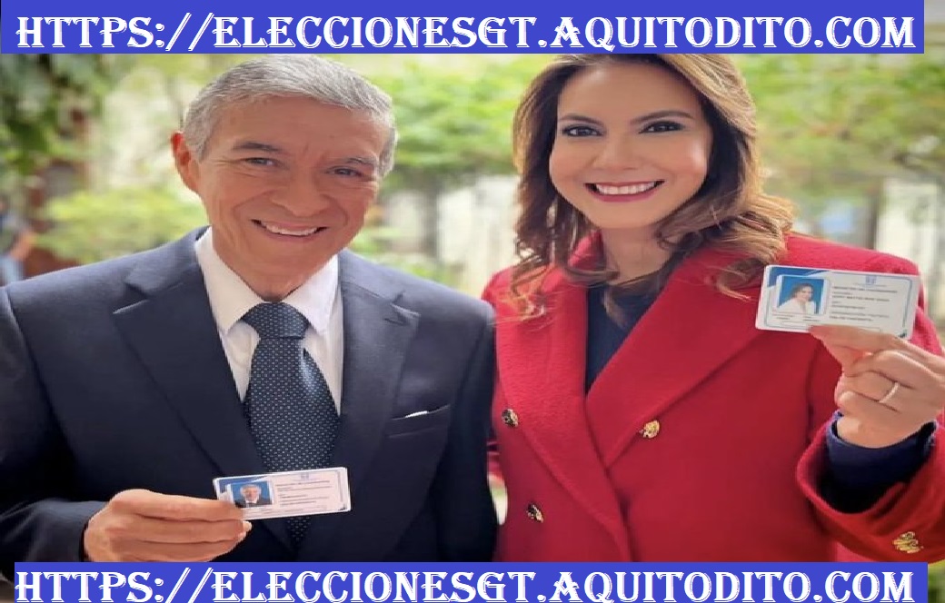 Zury Ríos ahora y Héctor Adolfo Cifuentes del Partido Valor recibe las credenciales para participar en las Elecciones 2023