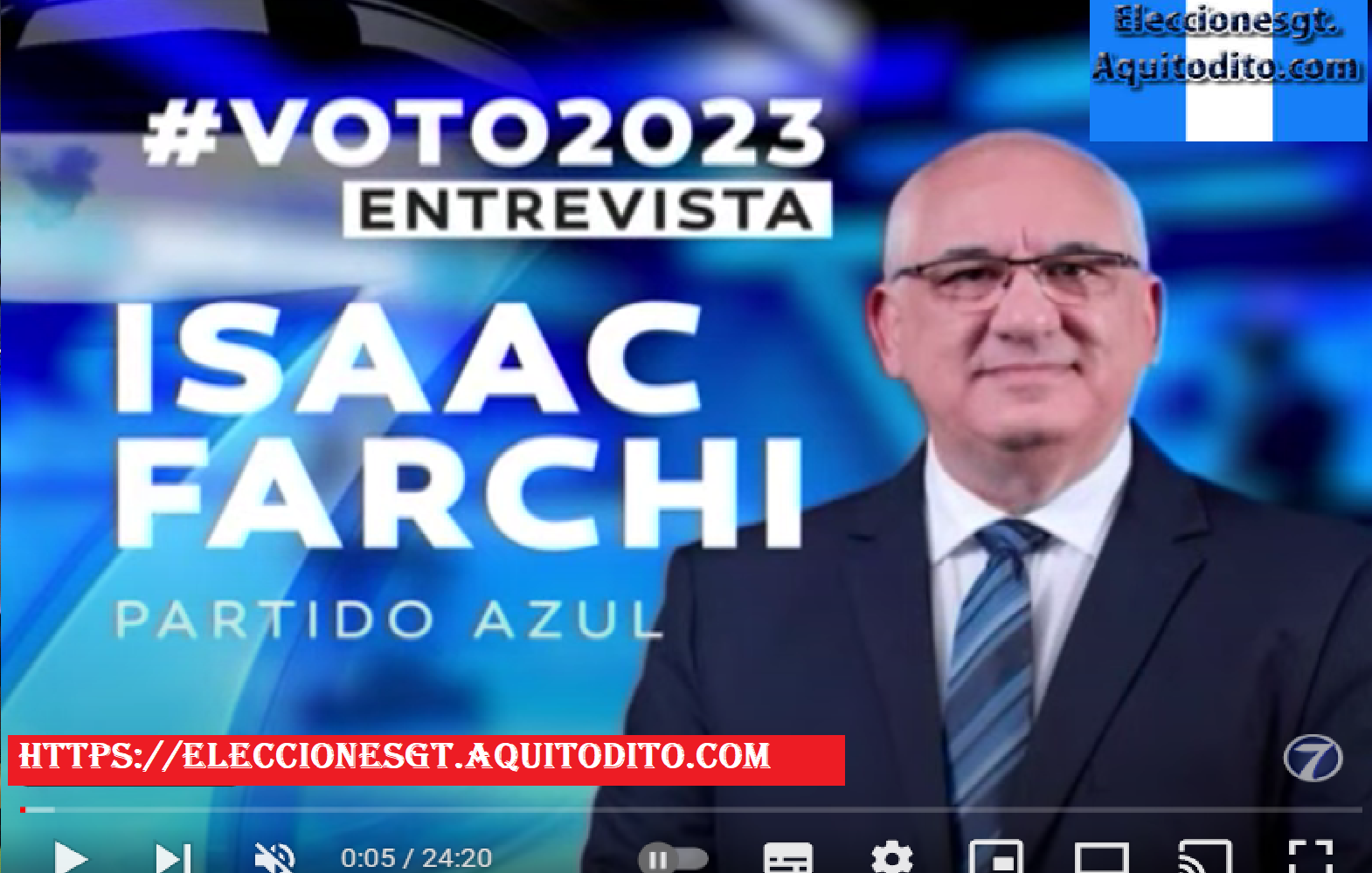ENTREVISTA a Isaac Farchi Candidato Presidencial del Partido AZUL Elecciones 2023 ENTREVISTA a Isaac Farchi Candidato Presidencial del Partido AZUL Elecciones 2023