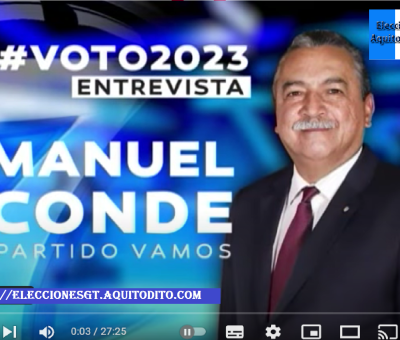 ENTREVISTA a Manuel Conde Candidato Presidencial del Partido Vamos Elecciones 2023