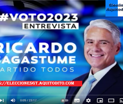 ENTREVISTA a Ricardo Sagastume Candidato Presidencial del Partido TODOS Elecciones 2023