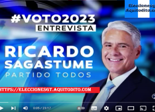 Entrevista a Ricarod Sagastume Candidato a Presidente Con el Partido TODOS Elecciones 2023