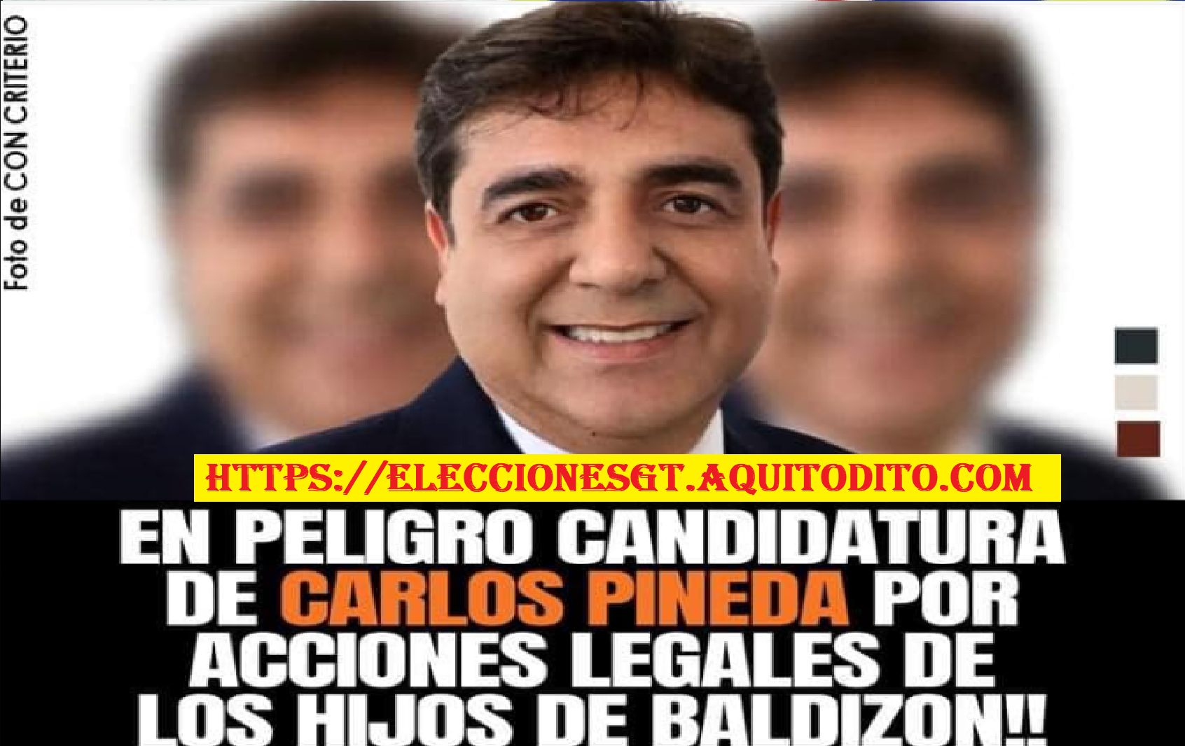 Dan Trámite a Amparo en contra de Carlos Pineda y su Candidatura a la Presidencia