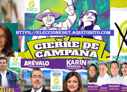 Cierre de Campaña del Movimiento Semilla Elecciones Guatemala 2023
